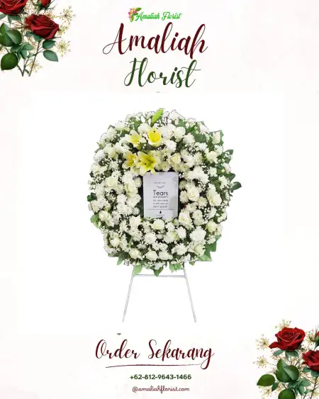 Krans Bunga Duka Pancoran Mas